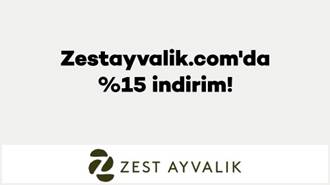 Zestayvalik.com’da %15 indirim