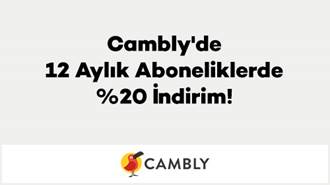 Cambly’de 12 Aylık Aboneliklerde %20 İndirim!