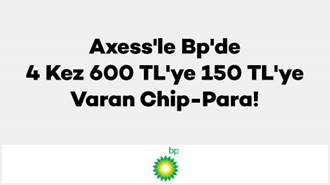 Axess ile Bp’de 4 Kez 600 TL’ye 150 TL’ye Varan Chip-Para!