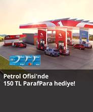 Paraf Üyesi Petrol Ofisi istasyonlarında 150 TL ParafPara!
