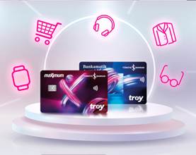 Troy Logolu İş Bankası Kartlarınız ile Harcamalarınıza Toplam 400 TL MaxiPuan!