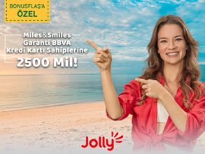 Jolly’de 45.000 TL’ye 2.500 mil ayrıcalığı!