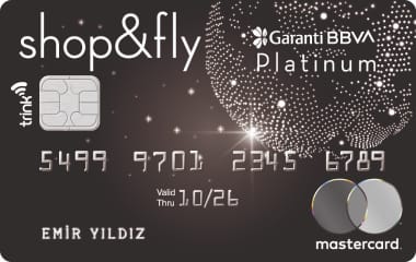 Garanti BBVA Shop&Fly Platinum Kredi Kartı